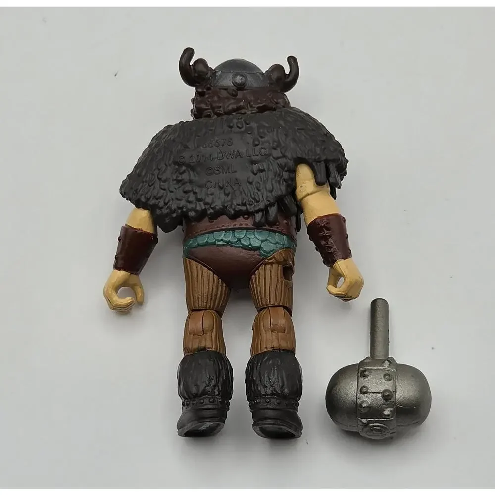 Dreamworks How To Train Your Dragon Figure Lot Drago Berk Snotlout W/ Weapon
